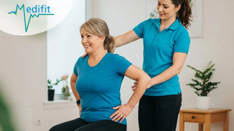 2 femmes en t-shirt bleu | MEDIFIT