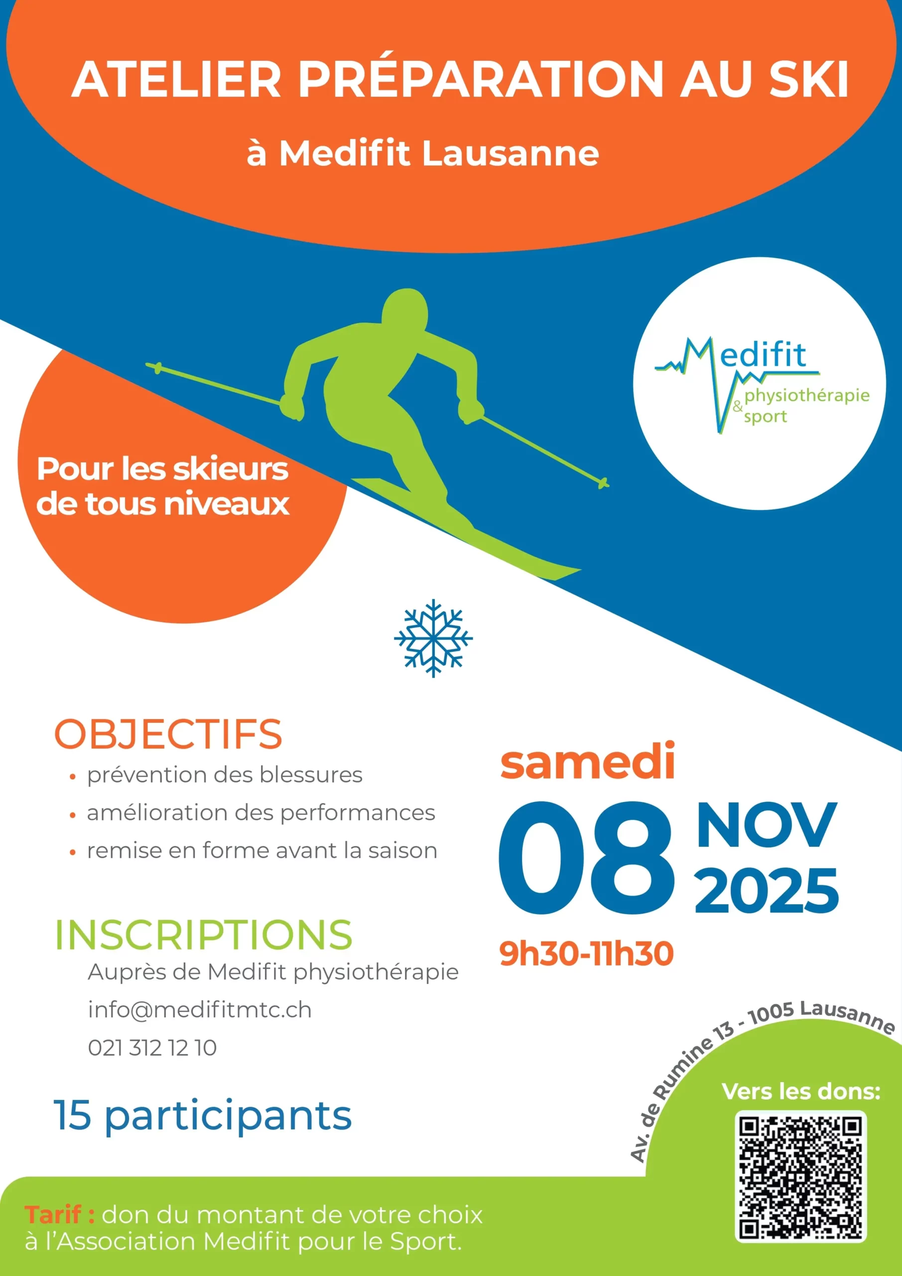 Affiche Preparation ski Medifit